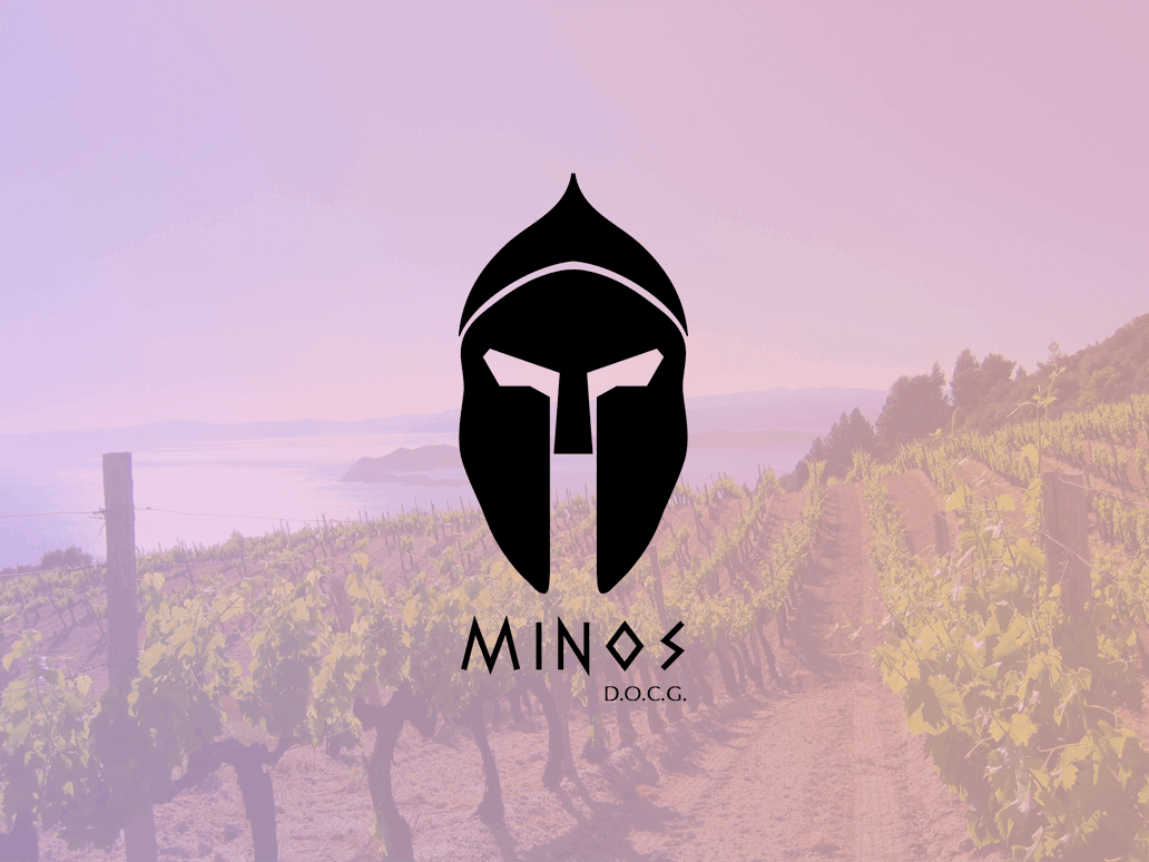 Minos Wine bottle packaging